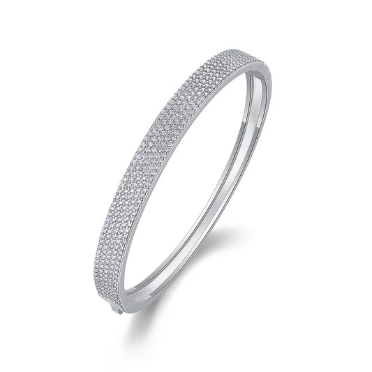 Bracelete De Prata Rígido