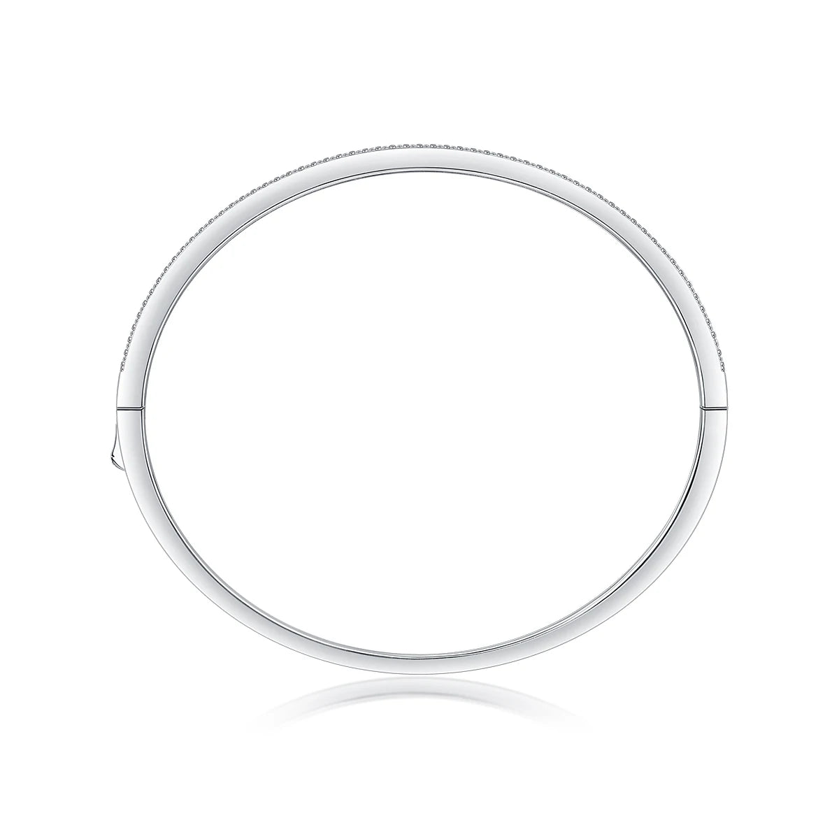 Bracelete De Prata Rígido